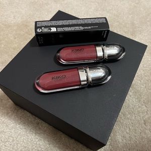 Two Kiko Milano Hydraglosses - 22 Sparkling Red Garnet - 2 Glosses💋